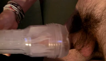 Stroking One Out with a Fleshlight