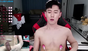 Double-camera, Self-insertion, Nipple Clips, Ejaculation