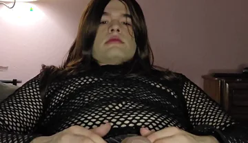 Enby Plays with Their Uncut Cock