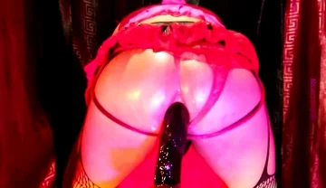 Twerking in a Miniskirt While Riding My Dildo 5