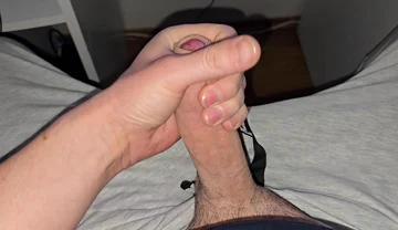Morning Big Dick Masturbation - Close-up POV Cumshot