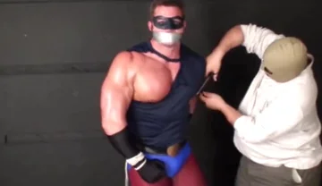 Superhero Stripped & Man Handled