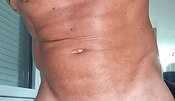 Big on My Belly After One Hell of an Ejaculation