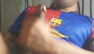 Masturbating a Big Cock