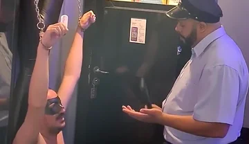 Cuffed and Tested - Bear Cop Gutpunch Session