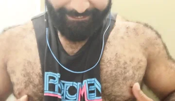 A Little Post Workout Nipple Play