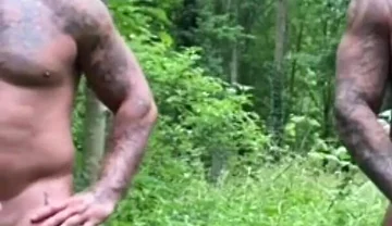 Andy and Kane Get Naughty in the Woods