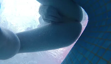 Amateur Pale Skin Redhead Guy with Hot Smooth Bum Caught Soft Playing (handjob, Footjob, Quick Blowjob, Ass Playing) Underwater