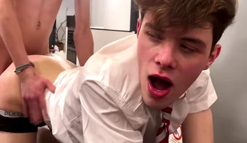 3 Cocks For The Teen 18+ Boy With Sebastian Kane And Mitch Schif