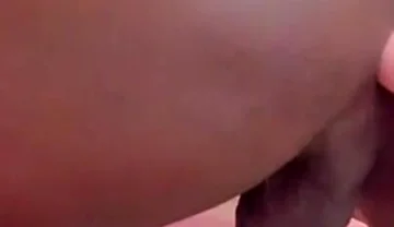 This Black Man's Beautiful Ass Opens up with His Dildo