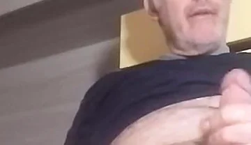 While I Masturbate My Cock with Passion, My Chair Breaks!