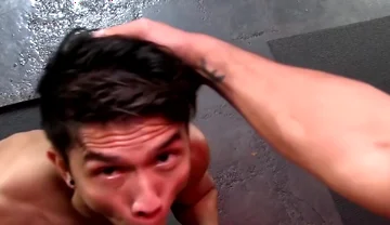 Cesar Xes And Levy Foxx - Throat Fucks Before Bare Hammering His Hole