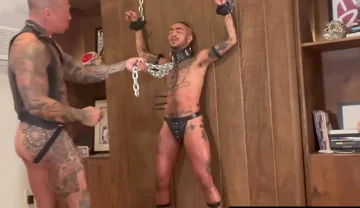 Damian Dragon - I Spanked Tranny Twink Jamal Phoenix Before Licking His Pussy