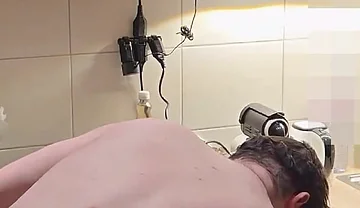 Straight Curious Guy Steven First Time Getting Fucked Bareback After Mutual Blowjob in the Kitchen