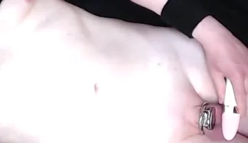 Redhead Boy in Vibrating Session
