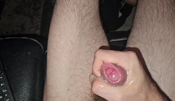 Playing with My Big Hard Dick Edging Cum and Smoking Fetish Cumshot