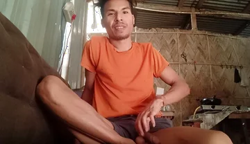 18 Year Old Playing with His Dick Cut Cock