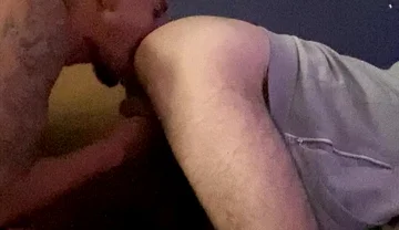 Eating Hubbys Ass