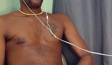 Kennie Jai Jerks off on Webcam in Sexy Shorts