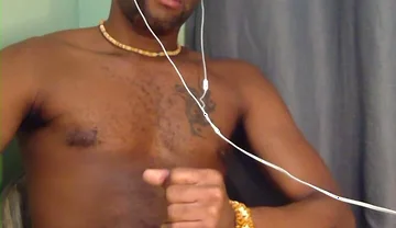 Kennie Jai Jerks off on Webcam in Sexy Shorts