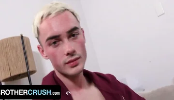 Blonde Twink Took Dick Pills And His Stepbrother Helped Him Get Rid Of His Boner - Joe Ex
