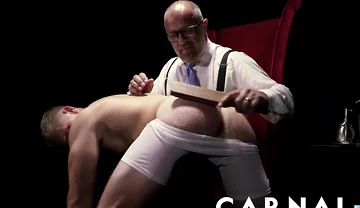 Apprentice Gets His Beefy Ass Spanked By Dilf With Apprentice Foster And Clayton Foster