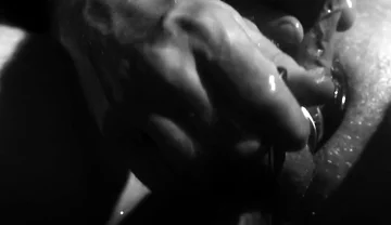 Close-up Oily Masturbation and Cum