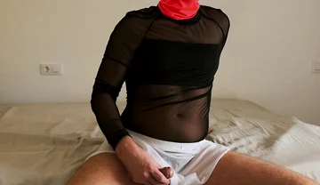Wearing a Skirt and Thong on My Big Ass Masturbación