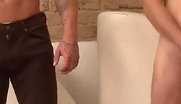 Four Hunks Armwrestle and Compare Huge Muscles