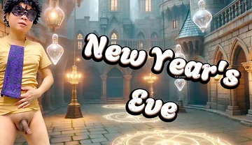 His Good Way to Start a Year with Cock in His Mouth