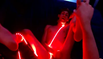 Blake Mast In Trace Gets A Lit-up Ass!