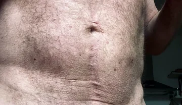 Old Sack Jerks off His Horny Cock and Squirts