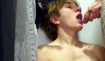 Twink with Huge Dick Fucks Cute Smooth Guy