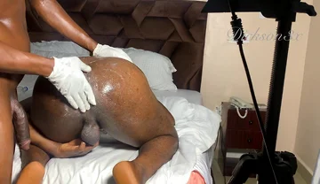 Fisting That Wild Bussyass with Our Hands on the Bed