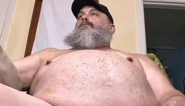 Big Stepdaddy Gene Cums on Cam