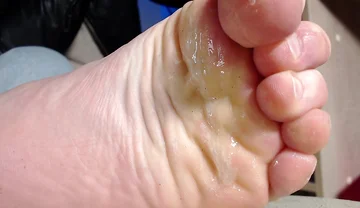 Domination - Sperm on Leg