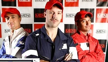 Kenzo Alvarez, Liam Alyesto And Arno Antino Race To A Steamy Anal Threesome After The Podium