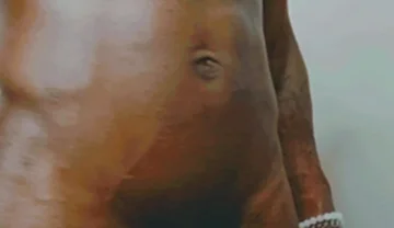 Oiling up My Big Black Cock