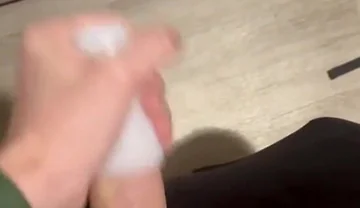 Excited Twink Playing with a New Toy, Pleasure and Cum!