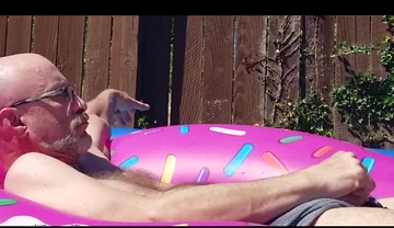 Jacking in the Pool by the Church