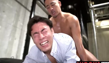 Hiroya Throws Fat Dick To Businessman Kou Sexy Butthole