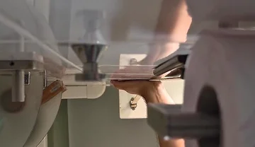 POV Muscular Bear Jerks off in the Toilet.