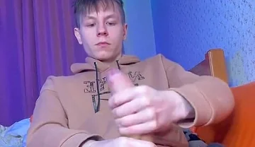 Stroking My Big Cock as Quietly as Possible While Parents Are Home