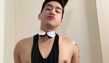 Cute Femboy Bunny Seducing