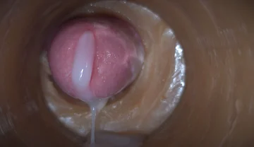 Breastfeeding Breathless with Cream Pumping Deep