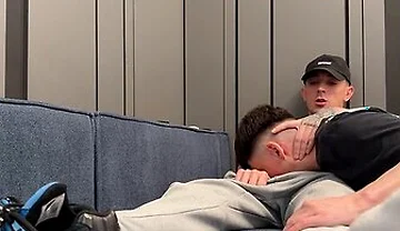 Bottom Sniffs Sweaty Socks And Gets A Creampie