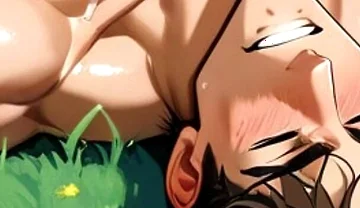 Intense Oral Sex Outdoors in the Park Garden with an Unknown Stranger From the Website.