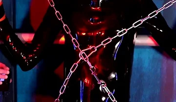 Chained up for Tom Baker's Electric Play
