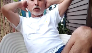 Enjoying Myself on the Balcony