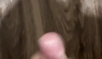 18yo Twink's Hairy Cock Pumps Thick Cum - Legs Spread Wide! Full Video!